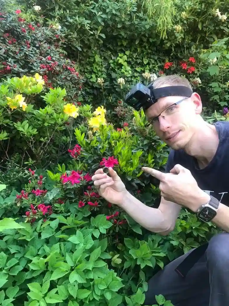 Gefundener Ehering kurz nach dem Auffinden